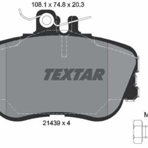DISK PL. MERCEDES C KLASA C200/220/230/250/280 textar