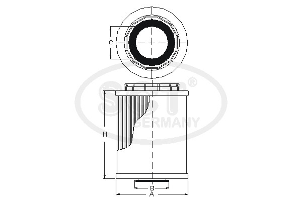 FILTER ULJA MERCEDES A/B BENZINC ULOZAK sct