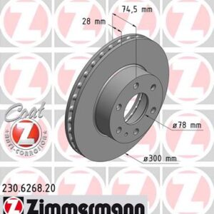 KOCIONI DISK PR. IVECO DAILY FI 300MM 01+ zimmermann