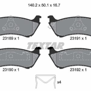 DISK.PL. Z.MERCEDES M-CLASS W163 textar