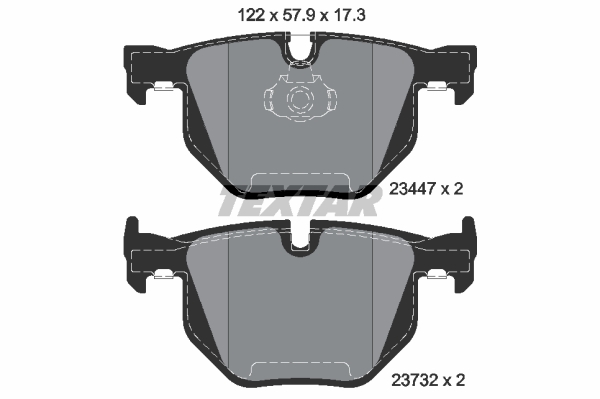 DISK PL. BMW X5/X6 07+ textar