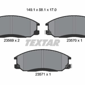 DISK PL. HYUNDAI SANTA FE/TRAJET textar