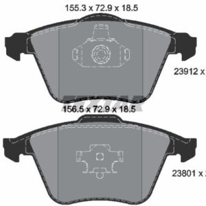 DISK PL. OPEL VECTRA C/VOLVO C30/C70 05+ textar