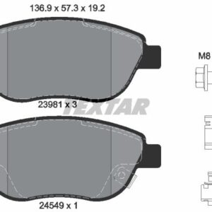 DISK PL. FIAT/OPEL 500L/CORSA D textar