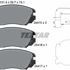 DISK PLOCICE PREDNJE OPEL INSIGNIA 08+ textar