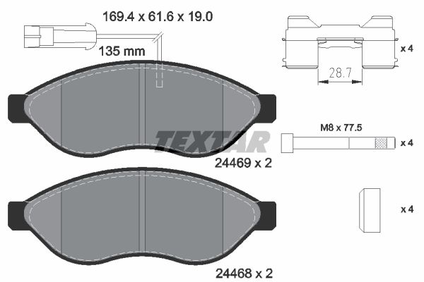 DISK PLOCICE PEZO BOXER /JUMPER 2.2/3.0 HDI.