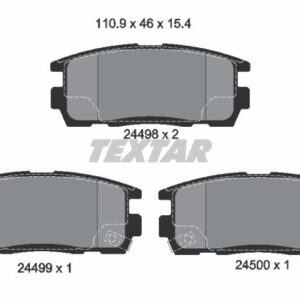 DISK PLOCICE ZADNJE OPEL ANTARA 06+ textar