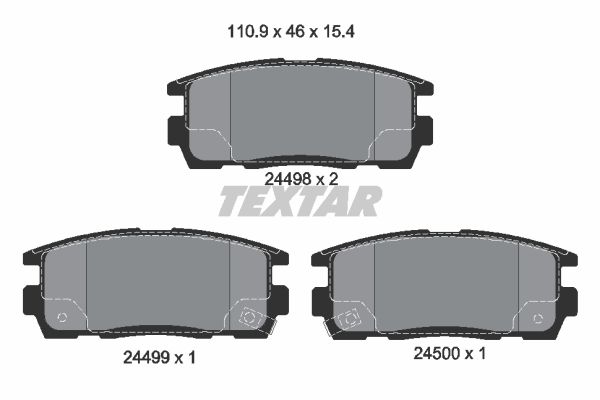 DISK PLOCICE ZADNJE OPEL ANTARA 06+ textar