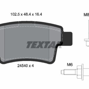 DISK PL. PSA C4/C4 GRAND PICASSO 06+  textar