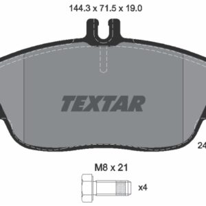 DISK PLOCICE PREDNJE MERCEDES A-CLASS W176/W246 11+ textar