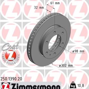 KOCIONI DISK FORD RANGER FI 302 zimmermann