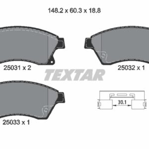 DISK PL. CHEVROLET CRUZE/AVEO textar