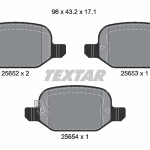 DISK PL. ZAD. FIAT 500L 1.4/1.6D/1.3MJET textar