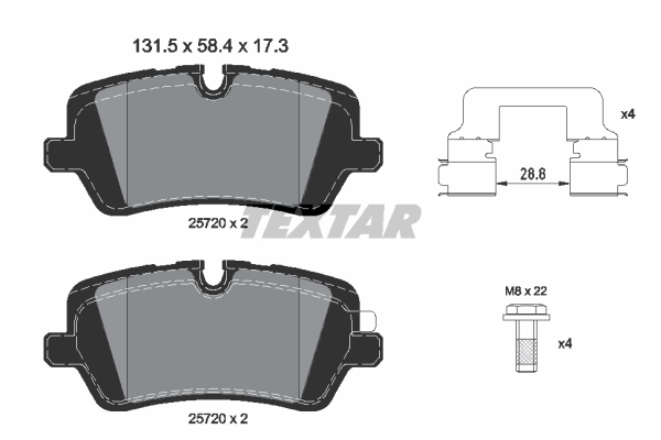 DISK PL. LANDROVER RANGEROVER IV ZADNJE textar