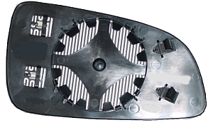 STAKLO RETR. OPEL ASTRA H  LIJEVO GRIJANO 04-10