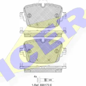 DISK PL AUDI A6 A7 A8 Q7 Q8 icer