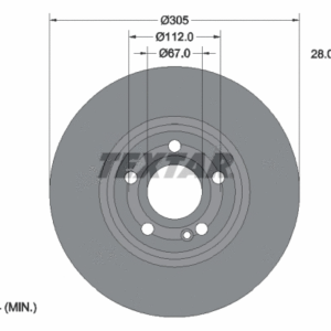 KOCIONI DISK PR FI 305 MM MERCEDES-BENZ A CLAS W177