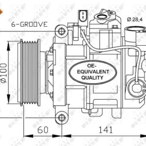 32263.jpg KOMPRESOR KLIME AUDI SEAT nrf