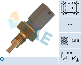 SENZOR TEMP. RASH. TECNOSTI FIAT / ALFA fae