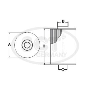 FIL.NAFTE MONDEO 4 2.0TDCI/VOLVO 06+  20/1