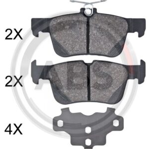 DISK PL. ZAD. FORD MONDEO V / GALAXY abs