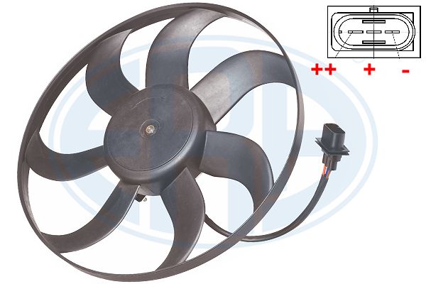 VENTILATOR MOTORA VW POLO 9N / SKODA FABIA 01+ era
