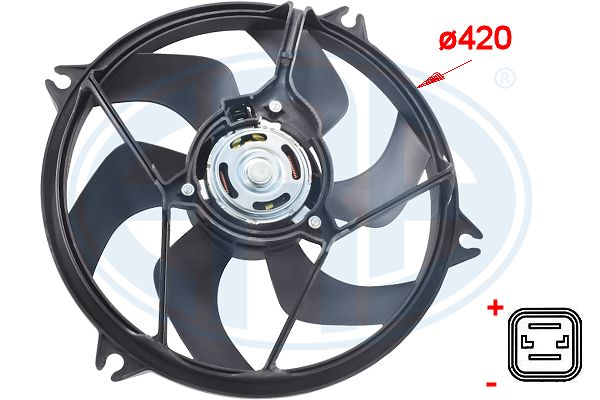 VENTILATOR HLADNJAKA PSA BERLINGO/PARTNER 460W FI385 era