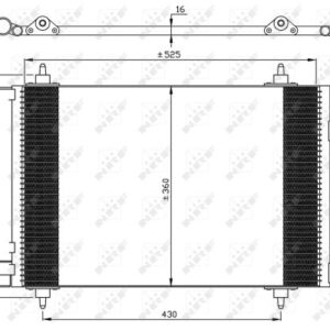 35611.jpg HLADNJAK KLIME CITROEN PEUGEOT 535X361X12 SA SUSACEM RAVNI nrf