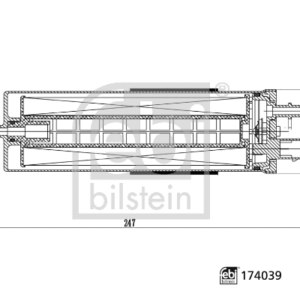 FILTER GORIVA VOLVO XC90 / V60 II febi