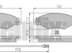DISK PL. RENAULT KANGOO danblock