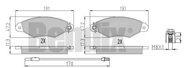 DISK PL. RENAULT KANGOO danblock