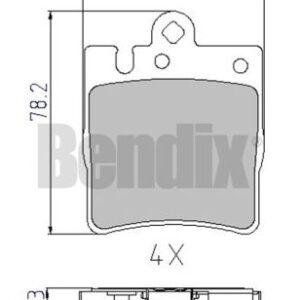 510361.jpg DISK PL. ZAD. MERCEDES E KLASA 96-02 bendix