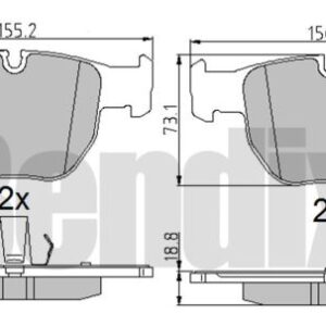 DISK PL. PR. RANGE ROVER III 02+ danblock