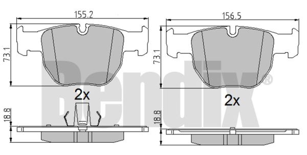 DISK PL. PR. RANGE ROVER III 02+ danblock