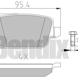 510527.jpg DISK PL. ZAD. FORD MONDEO IV/S-MAX VOLVO bendix
