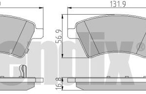 DISK PL. SUZUKI SX4 06+ FIAT SEIDICI bendix