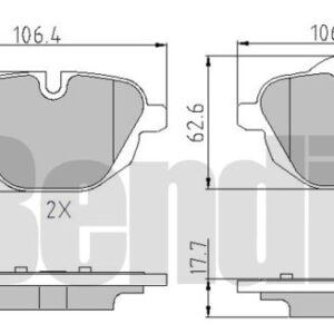 510754.jpg DISK PL. ZAD. BMW SERIJA 5 F-10 /X3 bendix