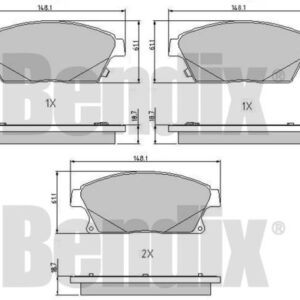 DISK PL. CHEVROLET CRUZE 09+ danblock