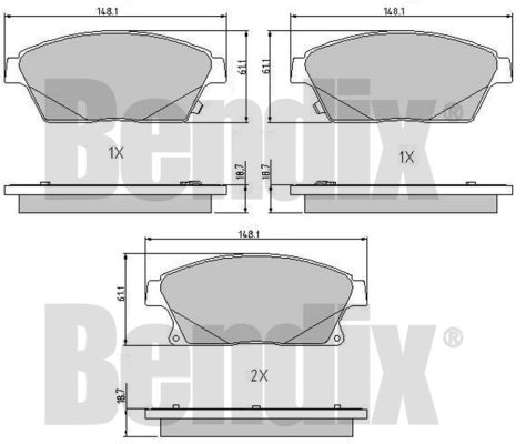DISK PL. CHEVROLET CRUZE 09+ danblock