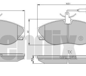 DISK PL. PSA/FIAT JUMPER/DUCATO/BOXER 94-02 bendix