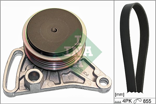 SPANER KLIME VW + PK KAIS 4PK856 INA