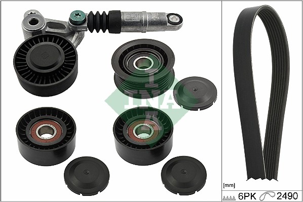 SET SPANER + ROLE +PK KAIS 6PK2490 AUDI 2.7 3.0 TDI