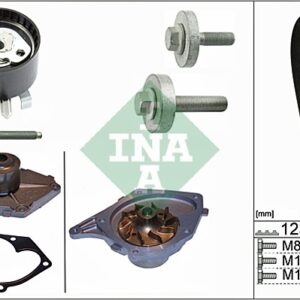 SET ZUP. KAISA SA PUMPOM VODE RENAULT CLIO 2  MEGANE 2 1.5DCI ina