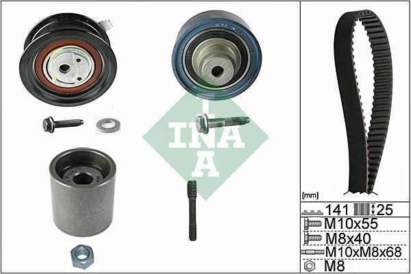 SET ZUPCASTOG AUDI VW SKODA 1.9 SDI 141X25