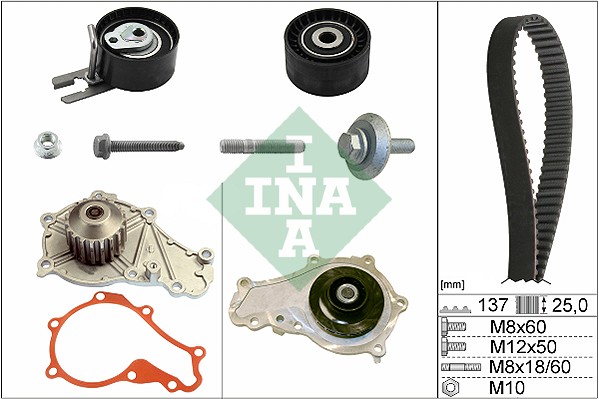 530037530.jpg SET ZUPCASTOG REMENA PSA 1.6 HDI FORD 1.6 TDCI + PUMPA