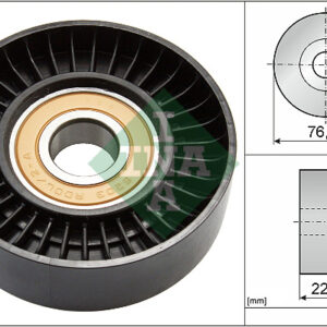 ROLER PK KAISA 17X76X22 PVC HYUNDAI/TERRACAN/MERCEDES A CLAS ina