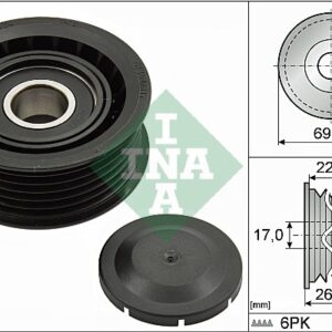 ROLER PK KAISA AUDI/MERCEDES  A4/A6 2.5 TDI/C/E-CLASS CDI ina