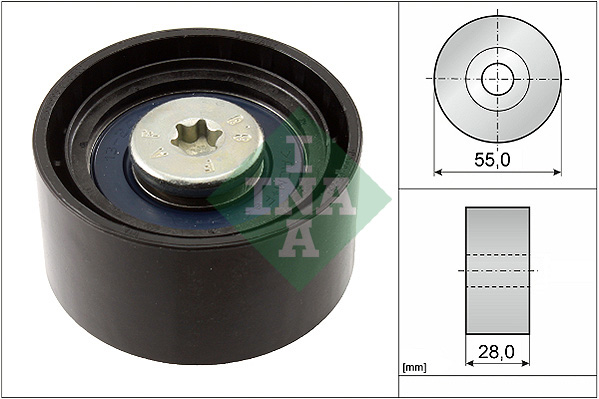 ROLER PK KAISA 17X55X29 PVC BMW ina