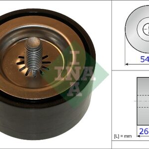 ROLER PK KAISA 17X54X26 PVC MECEDES SPRINTER 316 CDI ina