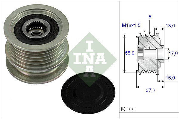REMENICA ALTERNATORA VW CADDY POLO ina